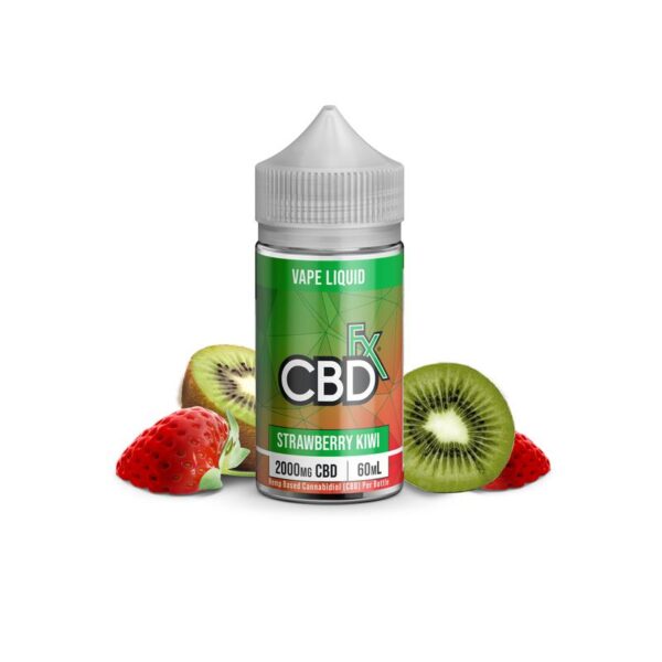 Strawberry Kiwi CBD Vape Juice 500 – 2000mg