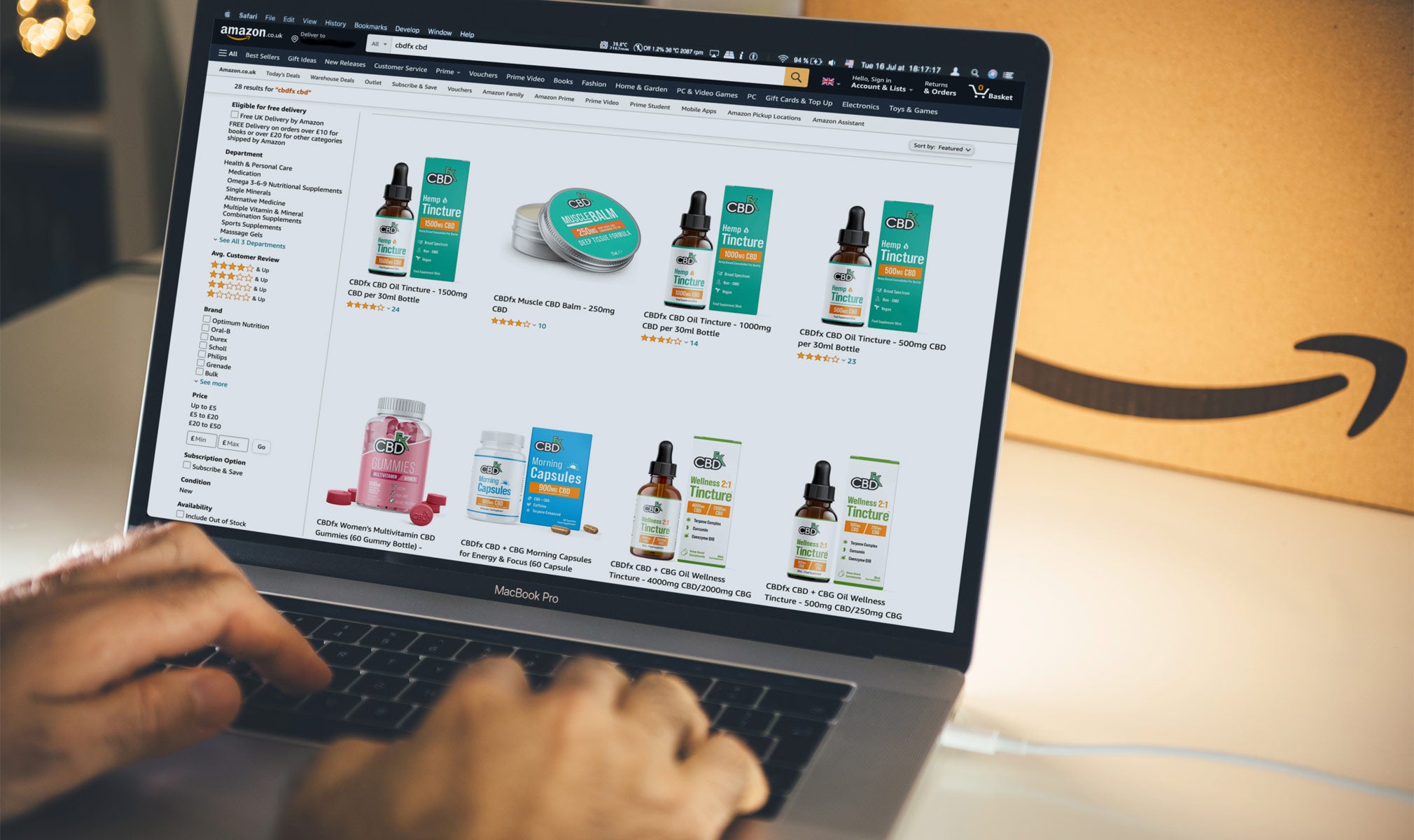 How to Shop for CBD on Amazon