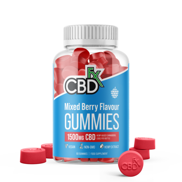CBDfx mixed berry gummy
