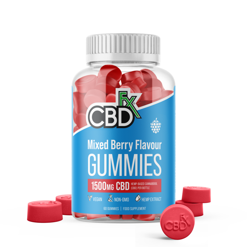 CBDfx mixed berry gummy